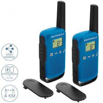 Motorola TALKABOUT T82 EXTREME QUAD PACK Waterproof Walkie Talkie with  torch 10 km - Soundstar