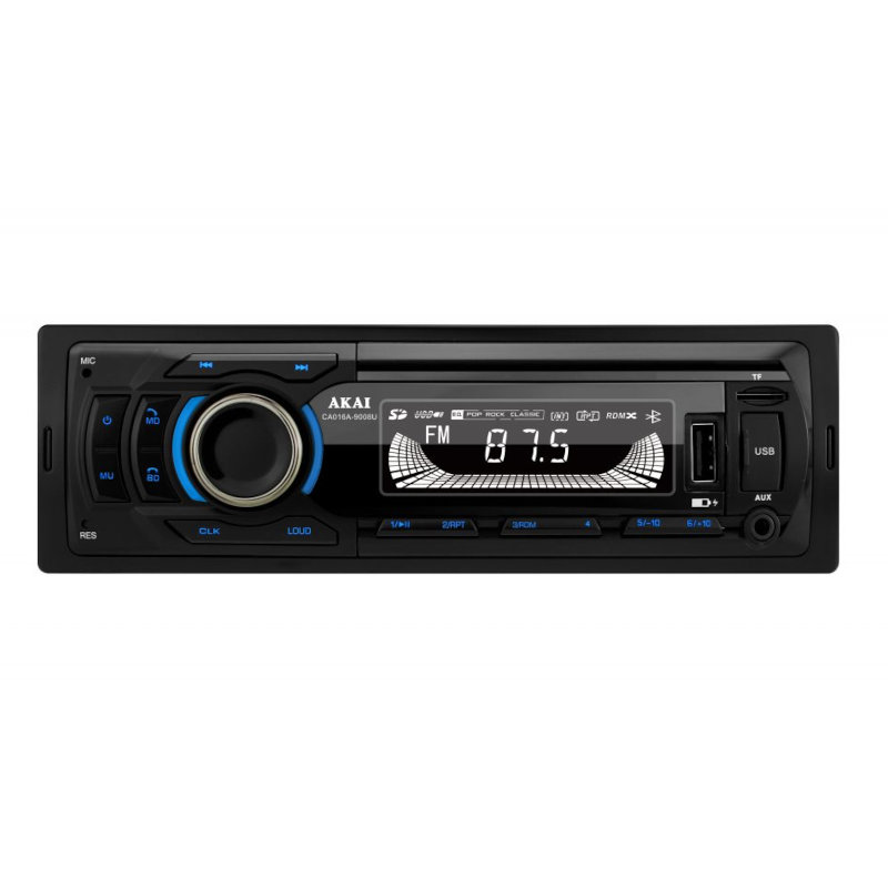 Akai CA016A-9008U Car stereo with USB, SD, App Aux-In - Soundstar