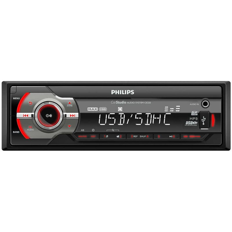 Autoradio PHILIPS CE235BT USB AUX Bluetooth SD - Camping-car, voiture