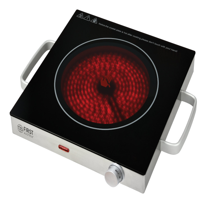 First Austria FA-5097 Single infrared ceramic kitchen hotplate 2000W -  Soundstar