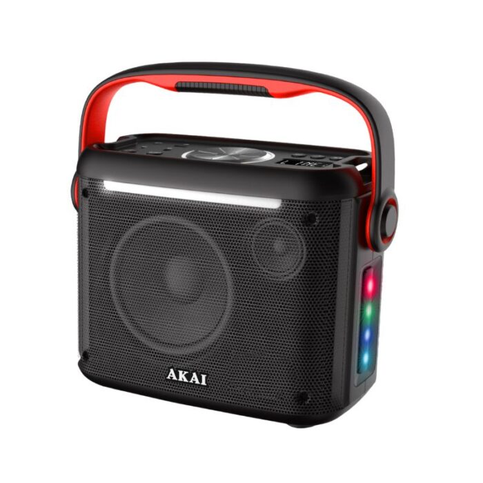 Akai ABTS K5 Portable Bluetooth Speaker With TWS LED USB SD AUX FM